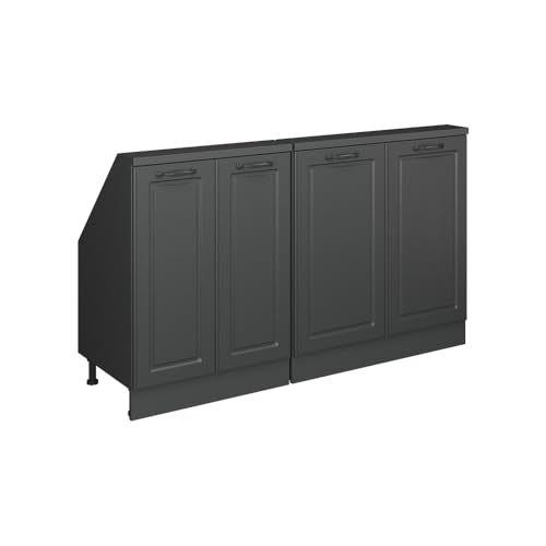 Vicco Dachschrägenschrank Rion, Anthrazit/Anthrazit Landhaus, 2er Set Vicco Dachschrägenschrank Rion, Anthrazit/Anthrazit Landhaus, 2er Set von Vicco