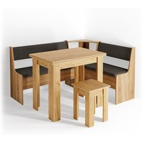 Vicco - Eckbankgruppe Roman, Goldkraft Eiche, 150 x 41.5 cm mit Tisch von Vicco