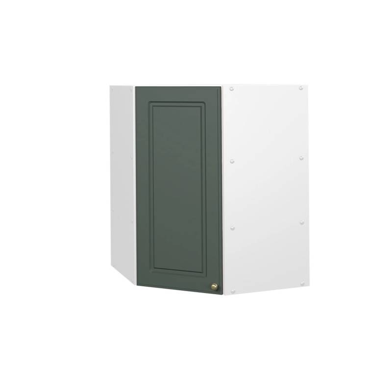 Vicco Eckhängeschrank Fame-Line Küchen-Eckschrank Grün-Gold Landhaus/Weiß 57 cm von Vicco