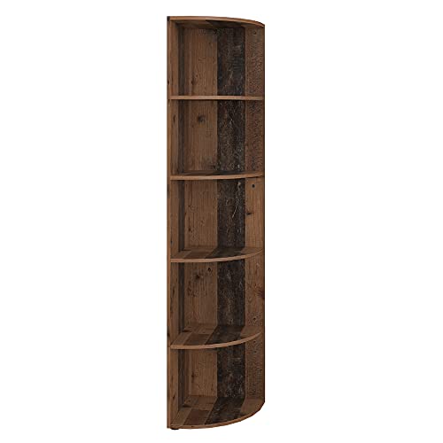 Vicco Eckregal Ecki, Bücherregal, Antikholz, 40 x 180 cm von Vicco