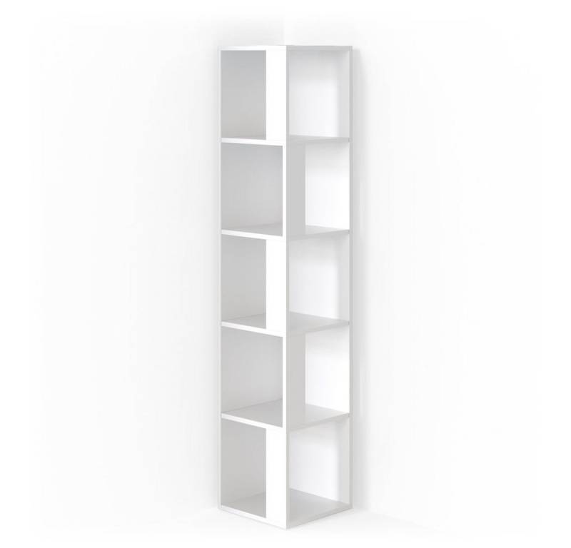 Vicco Eckregal Lio, Weiß, 33.3 x 162.2 cm von Vicco