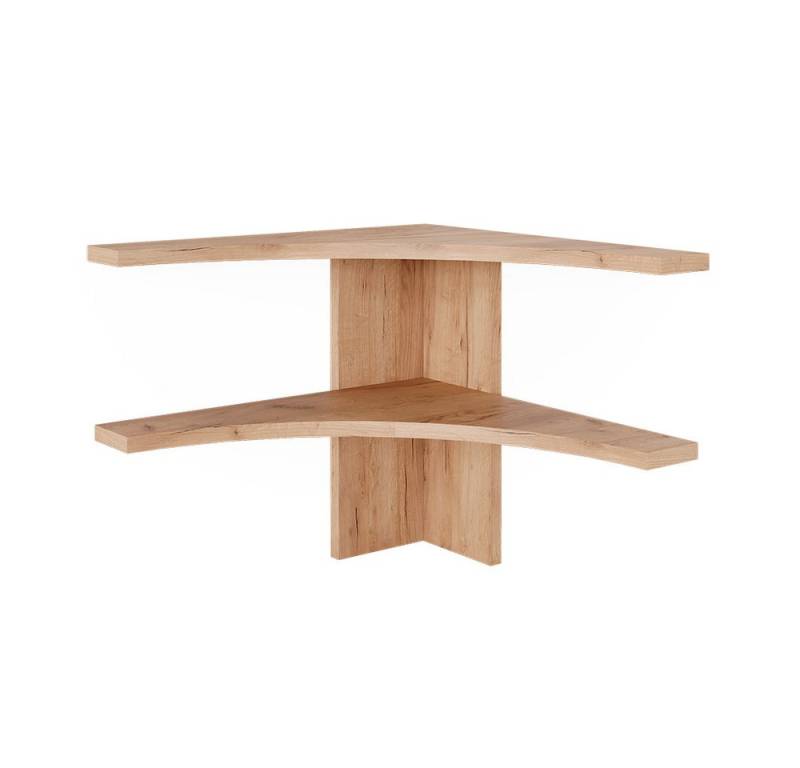 Vicco Eckregal Roman, Goldkraft Eiche, 43.5 x 37 cm von Vicco