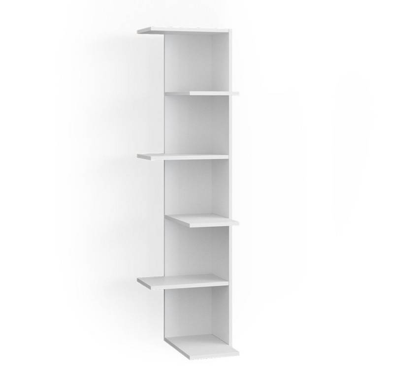 Vicco Eckregal Tera, Weiß, 37 x 140.1 cm von Vicco
