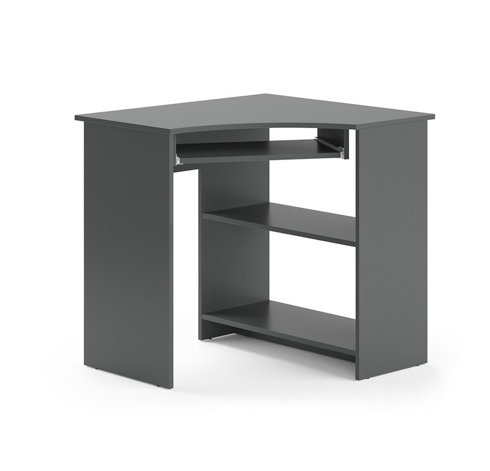 Vicco Eckschreibtisch Odin, Anthrazit, 83 x 76 cm Vicco Eckschreibtisch Odin, Anthrazit, 83 x 76 cm von Vicco