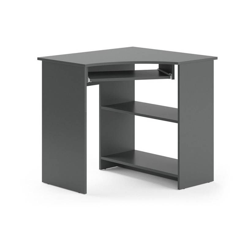 Vicco Eckschreibtisch Odin, Anthrazit, 83 x 76 cm von Vicco
