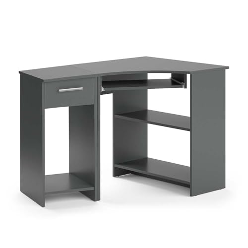 Vicco Eckschreibtisch Odin, Winkelschreibtisch, Anthrazit, 83 x 76 cm Set mit PC-Schrank Vicco Eckschreibtisch Odin, Winkelschreibtisch, Anthrazit, 83 x 76 cm Set mit PC-Schrank von Vicco