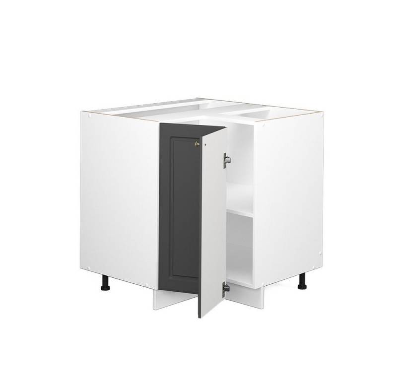 Vicco Eckunterschrank Fame-Line, Anthrazit-Gold/Weiß, 80.5 cm, AP Anthrazit Vicco Eckunterschrank Fame-Line, Anthrazit-Gold/Weiß, 80.5 cm, AP Anthrazit von Vicco