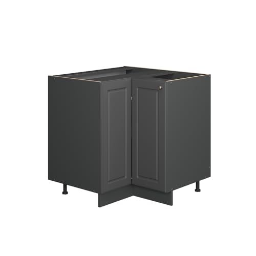 Vicco Eckunterschrank Fame-Line, Anthrazit-Gold Landhaus, 80.5 cm ohne Arbeitsplatte Vicco Eckunterschrank Fame-Line, Anthrazit-Gold Landhaus, 80.5 cm ohne Arbeitsplatte von Vicco