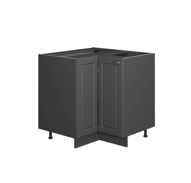 Vicco Eckunterschrank Fame-Line, Anthrazit-Gold Landhaus/Anthrazit, 80.5 cm ohne Arbeitsp... Vicco Eckunterschrank Fame-Line, Anthrazit-Gold Landhaus/Anthrazit, 80.5 cm ohne Arbeitsp... von Vicco