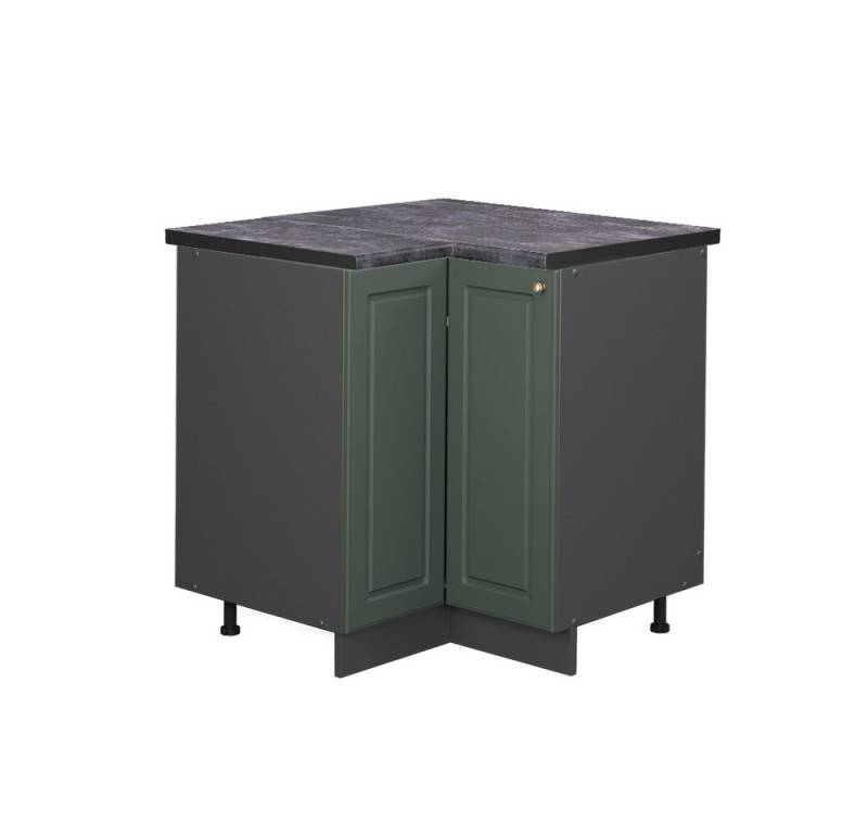 Vicco Eckunterschrank Fame-Line, Grün-Gold Landhaus/Anthrazit, 80.5 cm, AP Anthrazit Vicco Eckunterschrank Fame-Line, Grün-Gold Landhaus/Anthrazit, 80.5 cm, AP Anthrazit von Vicco