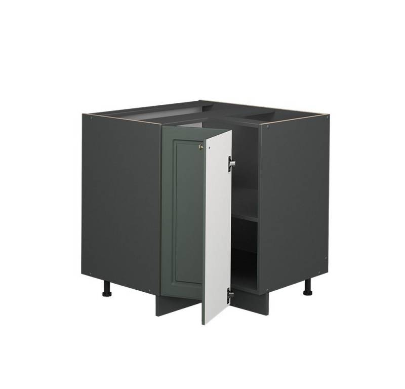 Vicco Eckunterschrank Fame-Line, Grün-Gold Landhaus/Anthrazit, 80.5 cm, AP Eiche Vicco Eckunterschrank Fame-Line, Grün-Gold Landhaus/Anthrazit, 80.5 cm, AP Eiche von Vicco