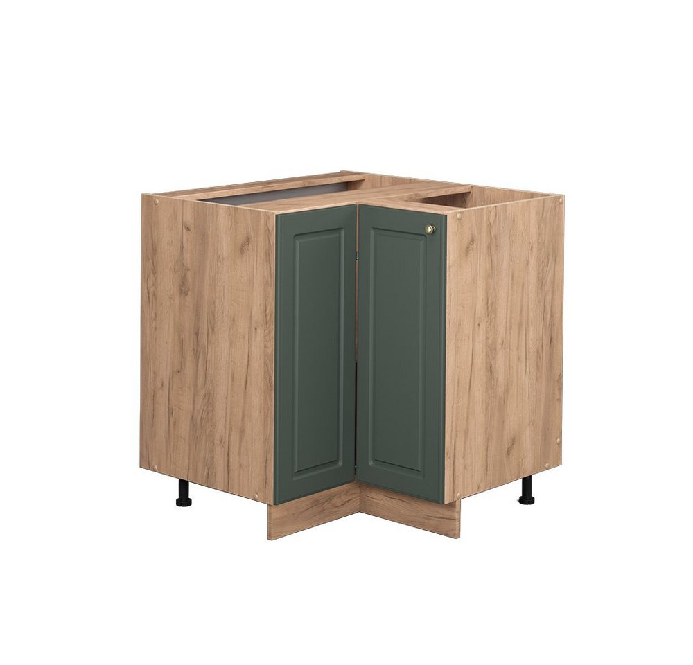 Vicco Eckunterschrank Fame-Line, Grün-Gold Landhaus/Eiche, 80.5 cm ohne Arbeitsplatte Vicco Eckunterschrank Fame-Line, Grün-Gold Landhaus/Eiche, 80.5 cm ohne Arbeitsplatte von Vicco