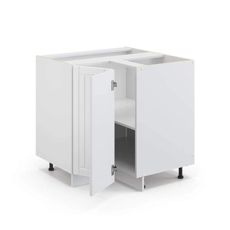 Vicco Eckunterschrank Fame-Line Weiß Landhaus/Weiß 81 cm AP Anthrazit Vicco Eckunterschrank Fame-Line Weiß Landhaus/Weiß 81 cm AP Anthrazit von Vicco