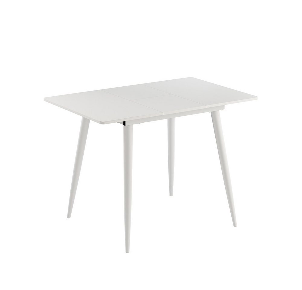 Vicco Esstisch Beaver, Weiß, 80 x 70 cm ausziehbar Vicco Esstisch Beaver, Weiß, 80 x 70 cm ausziehbar von Vicco