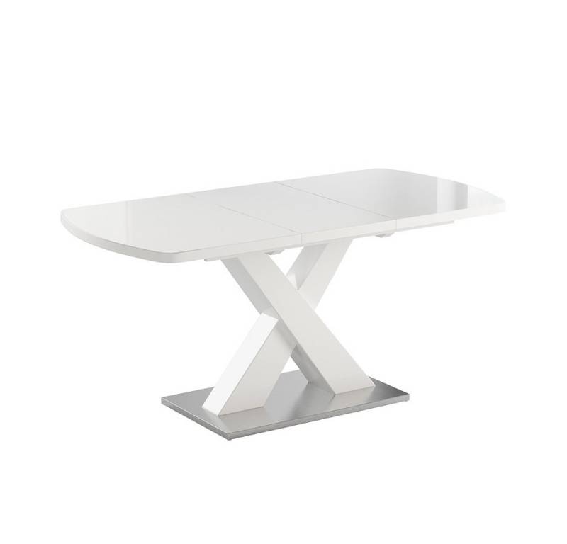 Vicco Esstisch Chinto, Weiß, 120 x 80 cm ausziehbar von Vicco