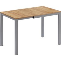 Esstisch Granny, Eiche/Grau, 120 x 70 cm ausziehbar Vicco von Vicco