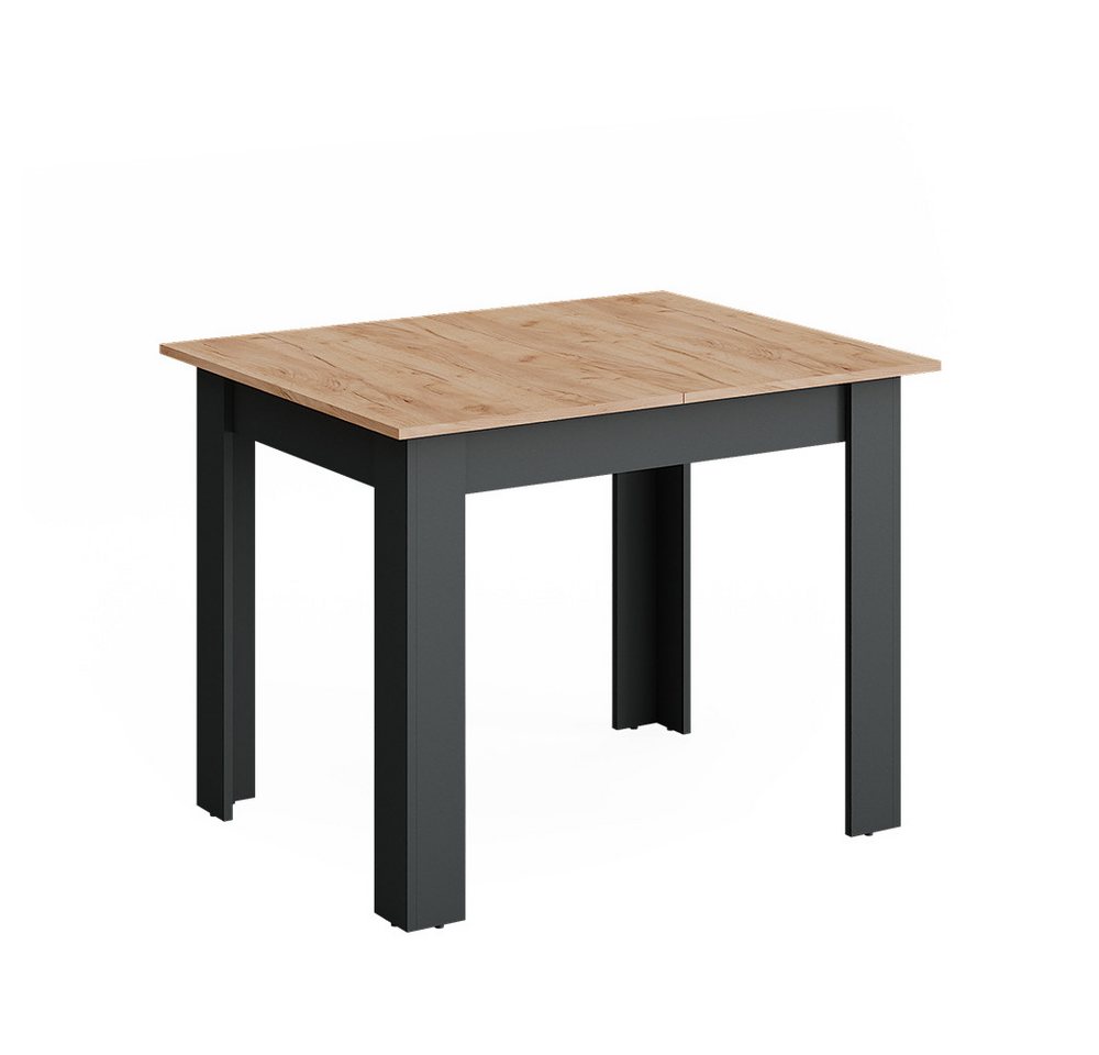 Vicco Esstisch Repose, Anthrazit/Goldkraft Eiche, 100 x 80 cm ausziehbar Vicco Esstisch Repose, Anthrazit/Goldkraft Eiche, 100 x 80 cm ausziehbar von Vicco