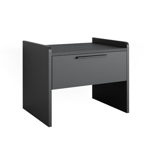 Vicco Esszimmerbank Roman, Anthrazit, 53.5 x 41.1 cm mit 1 Schublade von Vicco
