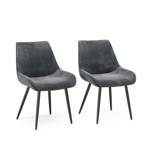 Vicco Esszimmerstuhl Eleganza, Stuhl, Anthrazit, 2er Set Vicco Esszimmerstuhl Eleganza, Stuhl, Anthrazit, 2er Set von Vicco
