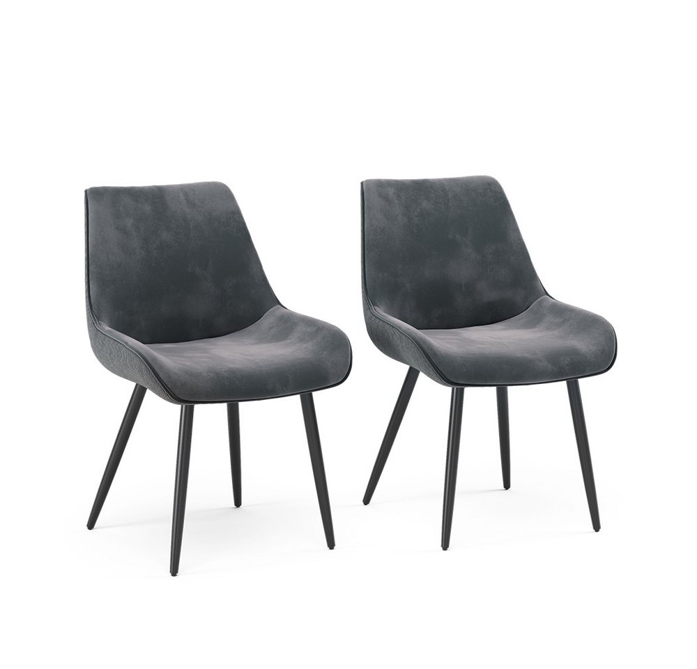 Vicco Esszimmerstuhl Eleganza, Anthrazit, 2er Set Vicco Esszimmerstuhl Eleganza, Anthrazit, 2er Set von Vicco
