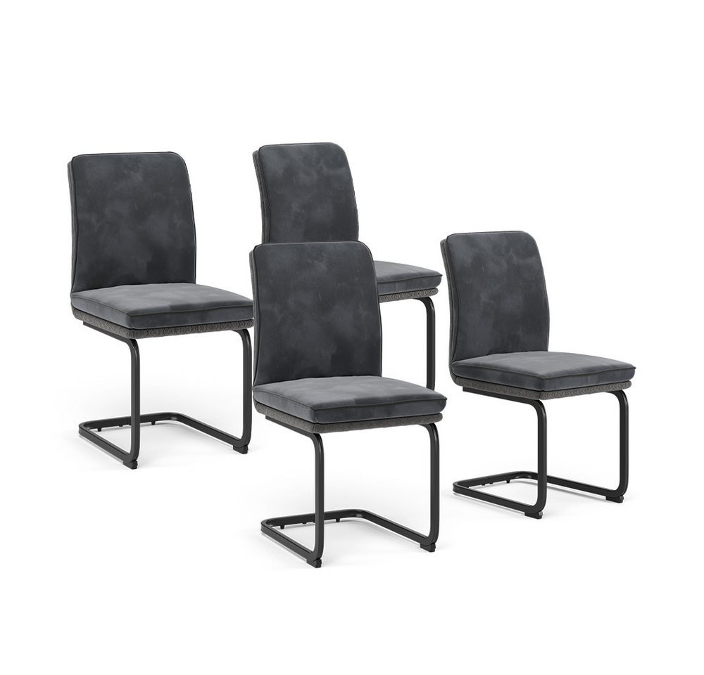 Vicco Esszimmerstuhl Eleganza, Anthrazit, 4er Set Vicco Esszimmerstuhl Eleganza, Anthrazit, 4er Set von Vicco