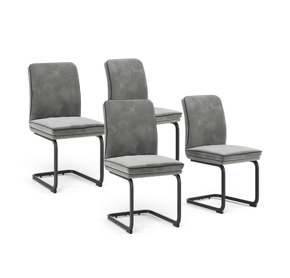 Vicco Esszimmerstuhl Eleganza, Grau, 4er Set Vicco Esszimmerstuhl Eleganza, Grau, 4er Set von Vicco