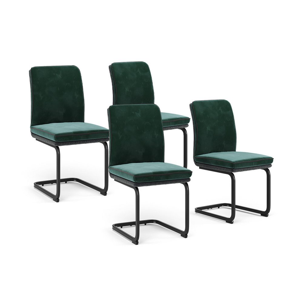 Vicco Esszimmerstuhl Eleganza, Grün, 4er Set Vicco Esszimmerstuhl Eleganza, Grün, 4er Set von Vicco