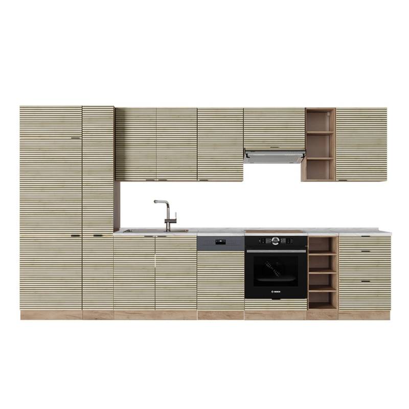 Vicco Fame-Line Küchenzeile Eiche Paneel/Goldkraft Eiche 355 cm AP Marmor Vicco Fame-Line Küchenzeile Eiche Paneel/Goldkraft Eiche 355 cm AP Marmor von Vicco