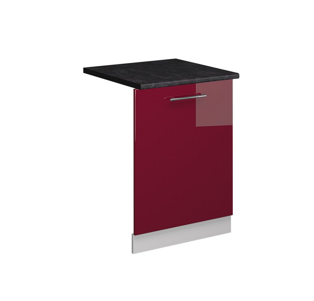 Vicco Frontblende Fame-Line, Bordeaux Hochglanz/Weiß, 60 cm, AP Anthrazit Vicco Frontblende Fame-Line, Bordeaux Hochglanz/Weiß, 60 cm, AP Anthrazit von Vicco