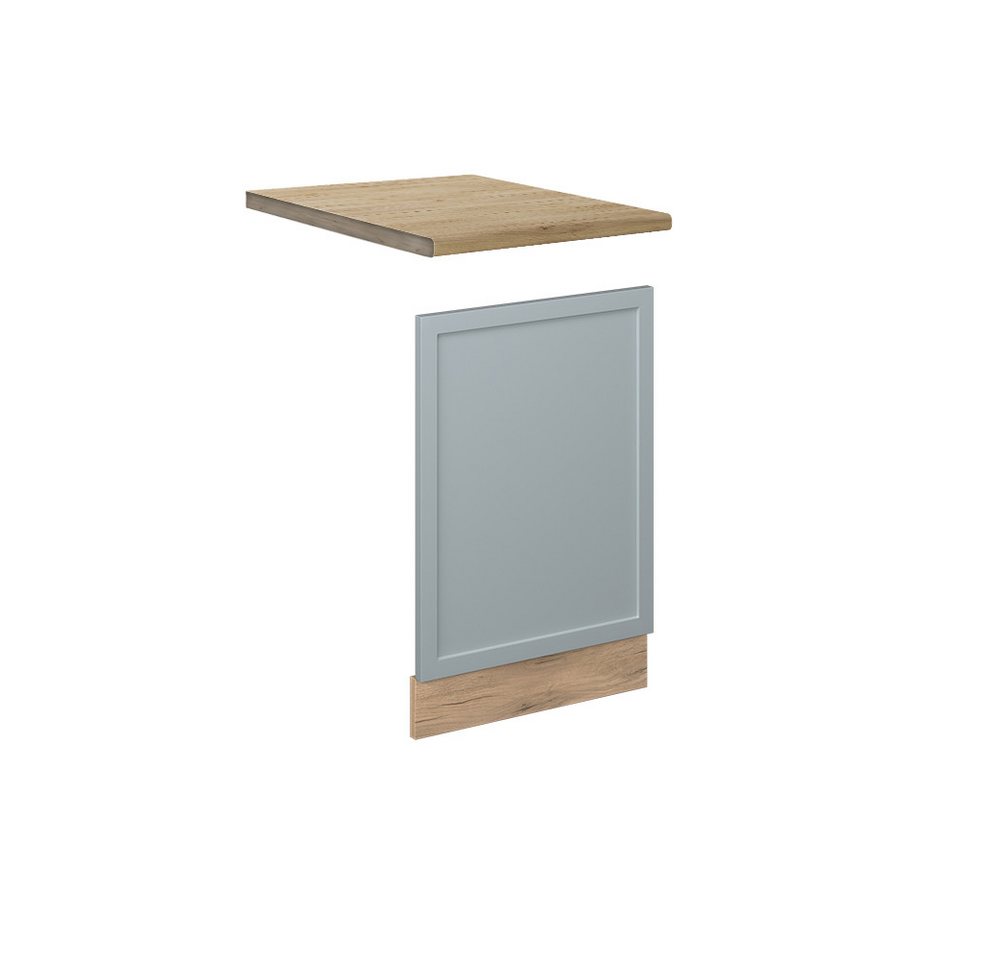 Vicco Frontblende Fame-Line, Hellblau-grau/Goldkraft Eiche, 45 cm, AP Eiche Vicco Frontblende Fame-Line, Hellblau-grau/Goldkraft Eiche, 45 cm, AP Eiche von Vicco