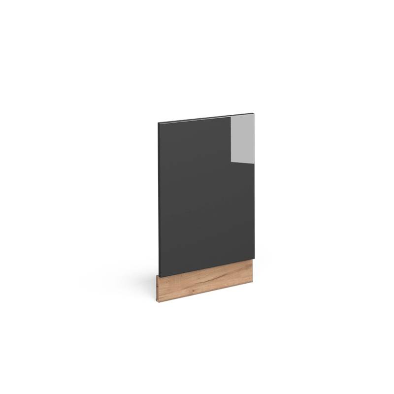 Vicco Frontblende Fame-Line Anthrazit Hochglanz/Goldkraft Eiche 45 cm ohne Arbeitsplatte von Vicco