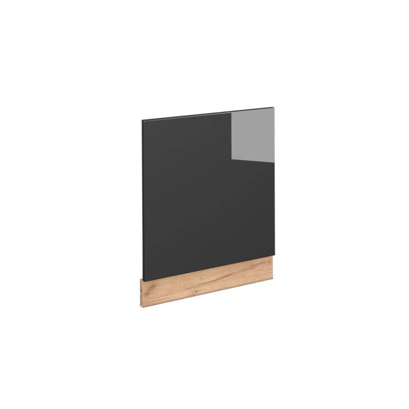 Vicco Frontblende Fame-Line Anthrazit Hochglanz/Goldkraft Eiche 60 cm ohne Arbeitsplatte von Vicco