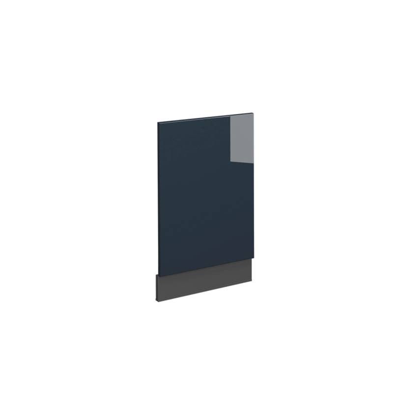 Vicco Frontblende Fame-Line Dunkelblau Hochglanz 45 cm ohne Arbeitsplatte mit Anthrazit Korpus von Vicco