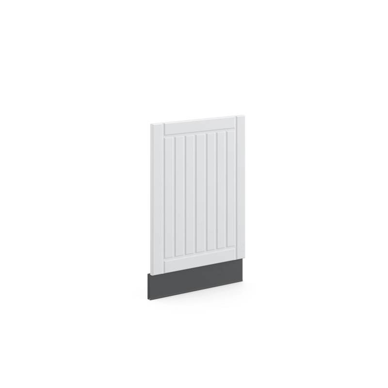 Vicco Frontblende Fame-Line Geschirrspüler Fronttür Anthrazit/Weiß 45 cm ohne Arbeitsplatte von Vicco
