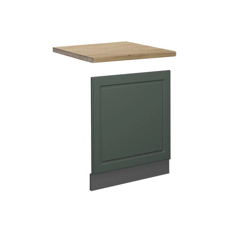 Vicco Frontblende Fame-Line Grün-Gold Landhaus/Anthrazit 60 cm AP Eiche von Vicco
