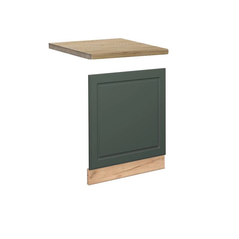 Vicco Frontblende Fame-Line Grün-Gold Landhaus/Goldkraft Eiche 60 cm AP Eiche von Vicco