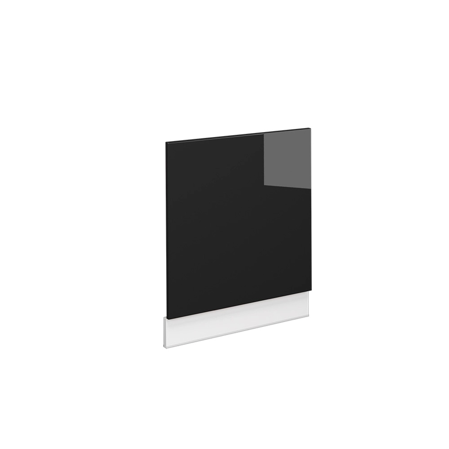 Vicco Frontblende Fame-Line Schwarz-Eiche Hochglanz/Weiß 60 cm ohne Arbeitsplatte von Vicco