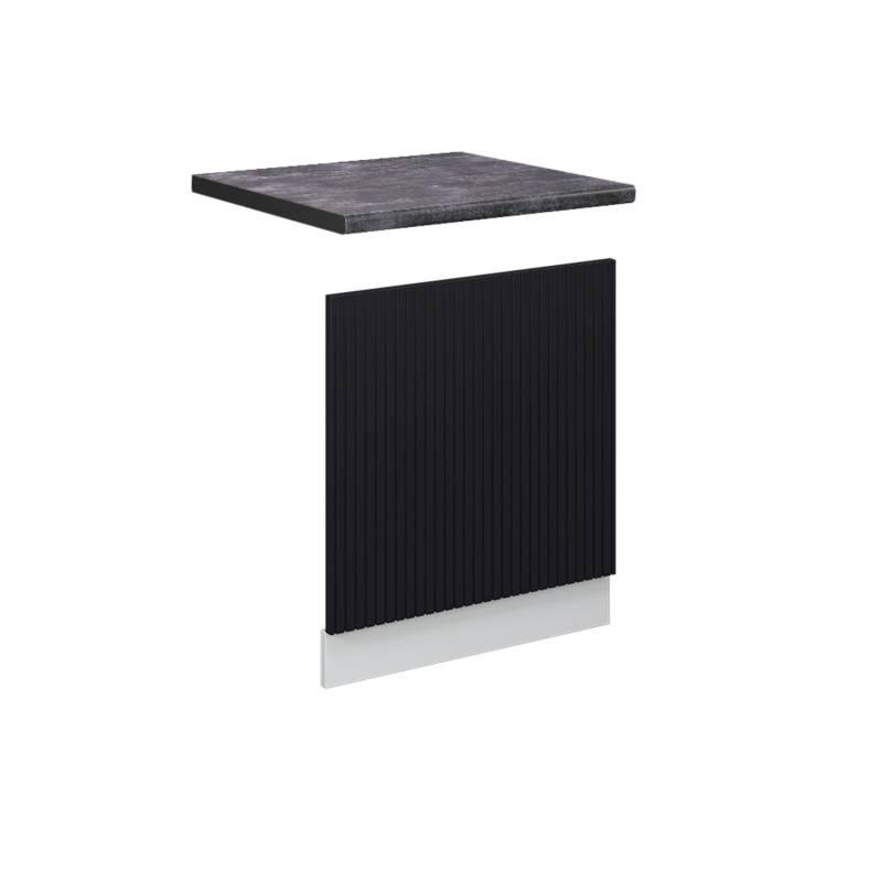 Vicco Frontblende Fame-Line Schwarz Gestreift 60 cm AP Anthrazit Vicco Frontblende Fame-Line Schwarz Gestreift 60 cm AP Anthrazit von Vicco