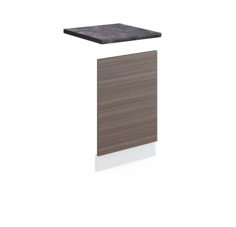 Vicco Frontblende R-Line, Grau/Weiß, 45 cm, AP Anthrazit von Vicco