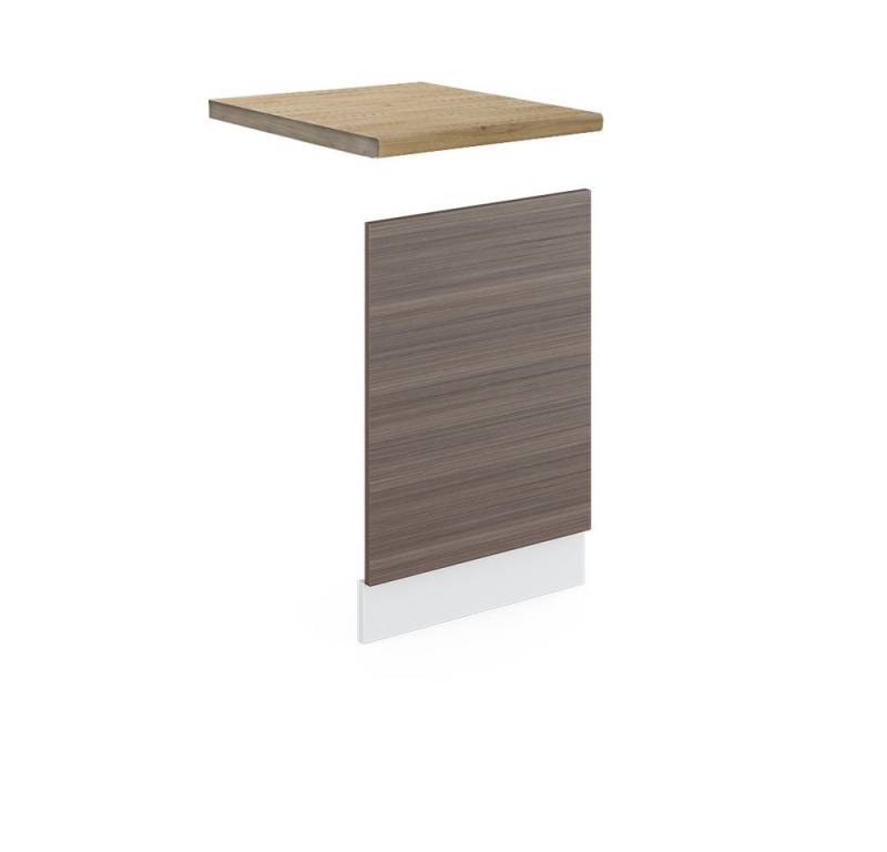Vicco Frontblende R-Line, Grau/Weiß, 45 cm, AP Eiche von Vicco