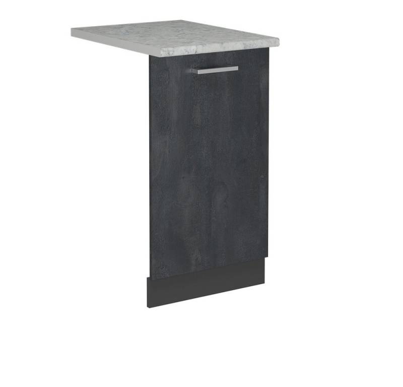 Vicco Frontblende R-Line, Schwarz Beton/Anthrazit, 45 cm, AP Marmor Vicco Frontblende R-Line, Schwarz Beton/Anthrazit, 45 cm, AP Marmor von Vicco
