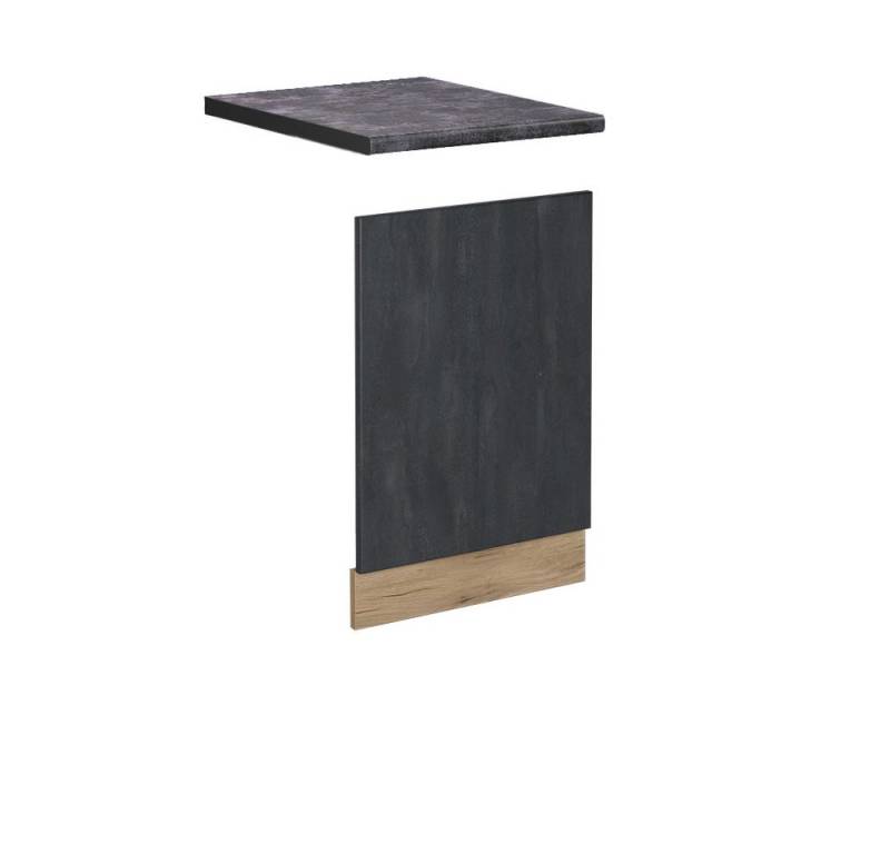 Vicco Frontblende R-Line, Schwarz Beton/Goldkraft Eiche, 45 cm AP Anthrazit Vicco Frontblende R-Line, Schwarz Beton/Goldkraft Eiche, 45 cm AP Anthrazit von Vicco
