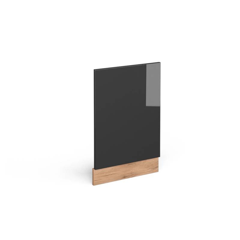 Vicco Frontblende R-Line Anthrazit Hochglanz/Goldkraft Eiche 45 cm ohne Arbeitsplatte von Vicco