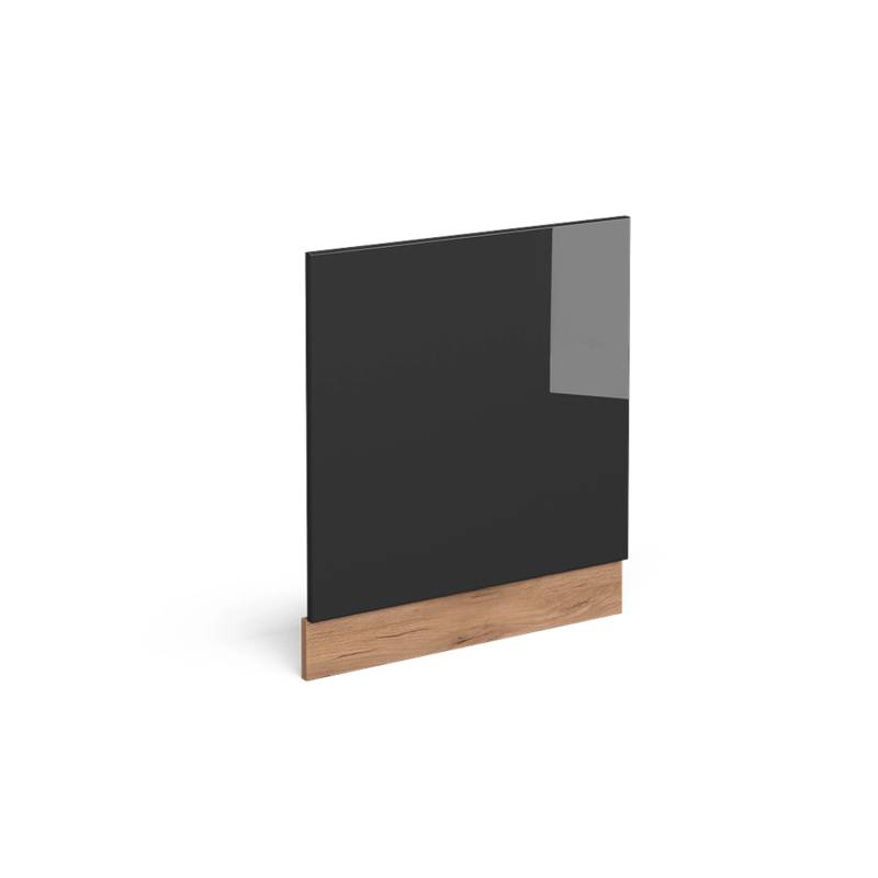 Vicco Frontblende R-Line Anthrazit Hochglanz/Goldkraft Eiche 60 cm ohne Arbeitsplatte von Vicco