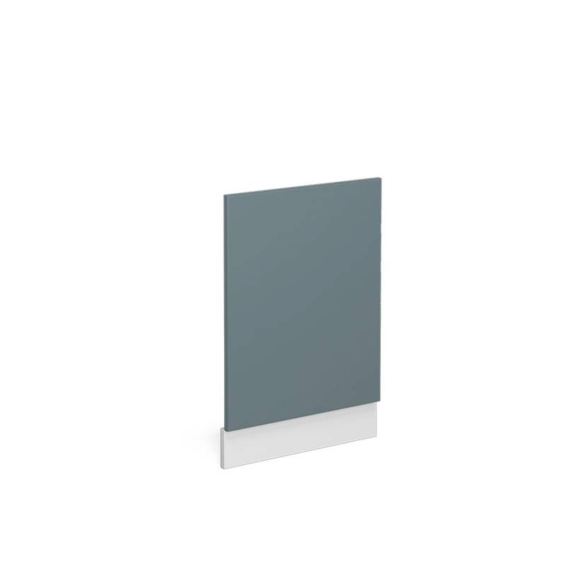 Vicco Frontblende R-Line Geschirrspüler Fronttür Blau-Grau/Weiß 45 cm ohne Arbeitsplatte von Vicco