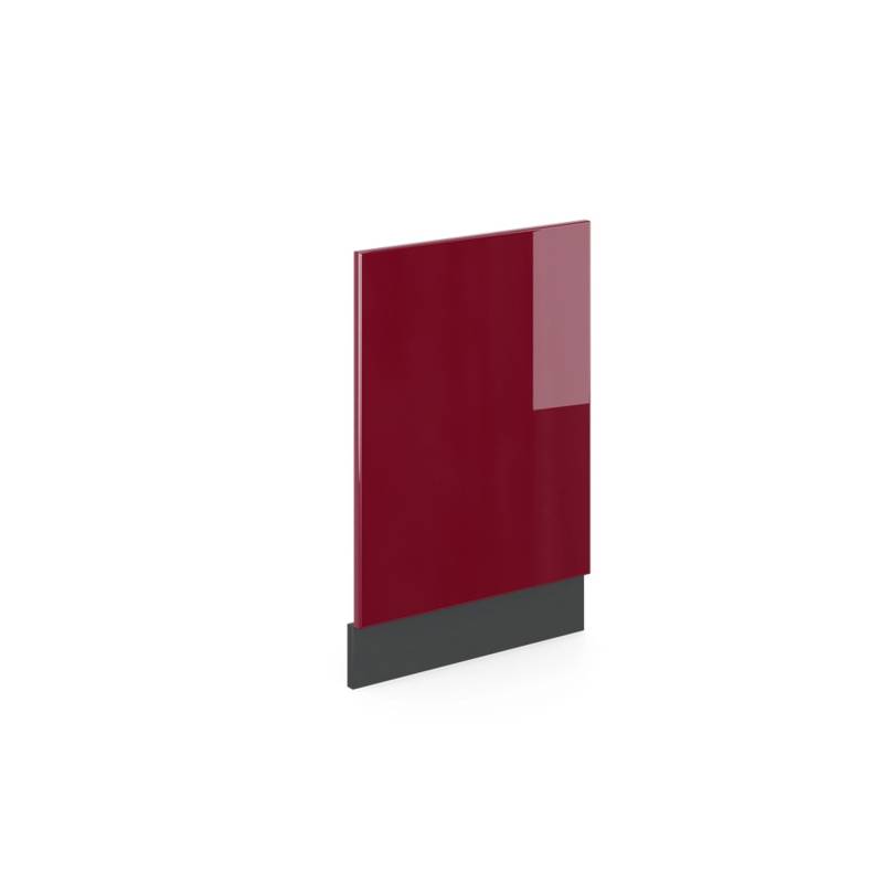 Vicco Frontblende R-Line Geschirrspüler Fronttür Rot/Anthrazit 45 cm ohne Arbeitsplatte von Vicco