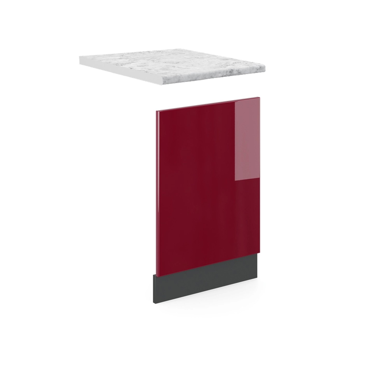 Vicco Frontblende R-Line Geschirrspüler Fronttür Rot/Anthrazit AP Marmor mit Anthrazit Korpus Vicco Frontblende R-Line Geschirrspüler Fronttür Rot/Anthrazit AP Marmor mit Anthrazit Korpus von Vicco