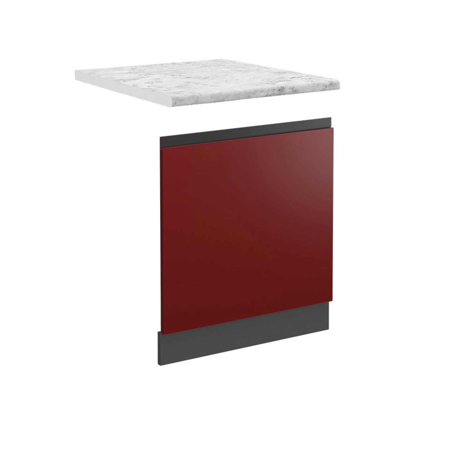 Vicco Frontblende R-Line Geschirrspüler Fronttür Rot/Anthrazit AP Marmor mit Anthrazit Korpus Vicco Frontblende R-Line Geschirrspüler Fronttür Rot/Anthrazit AP Marmor mit Anthrazit Korpus von Vicco