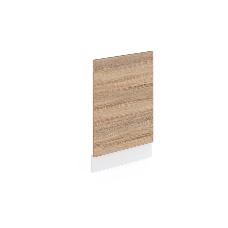 Vicco Frontblende R-Line Geschirrspüler Fronttür Sonoma/Weiß 45 cm ohne Arbeitsplatte von Vicco