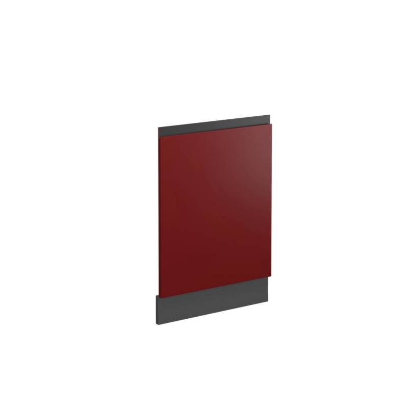 Vicco Frontblende R-Line Rot/Anthrazit 45 cm J-Shape ohne Arbeitsplatte von Vicco